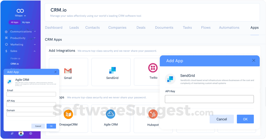 CRM.io by 500apps Screenshot 2